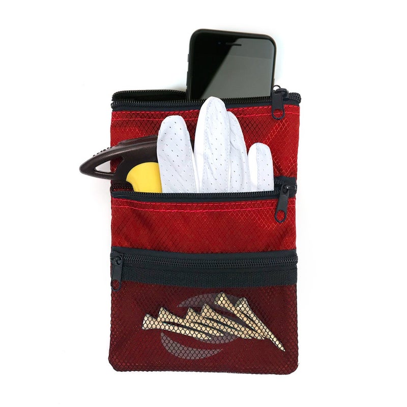 Orlimar Golf Detachable Accessory Pouch, Cherry Red, Regular - Image 3